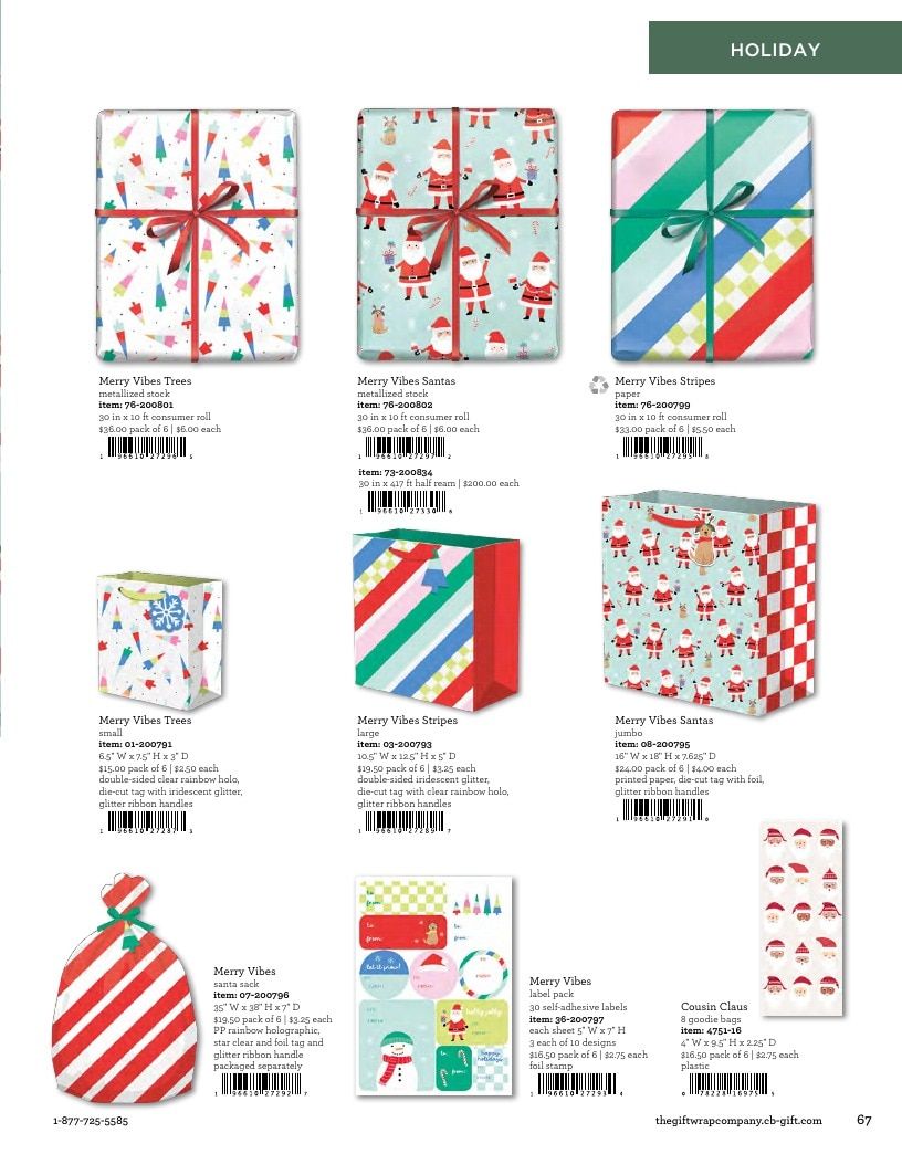 The Gift Wrap Company Fall Gift Wrap Catalog Weekly Ad January 1 - December 31, 2026