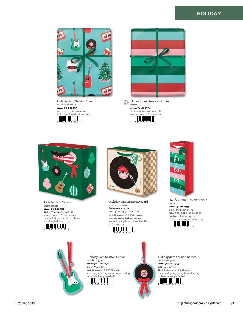 The Gift Wrap Company Fall Gift Wrap Catalog Weekly Ad January 1 - December 31, 2026