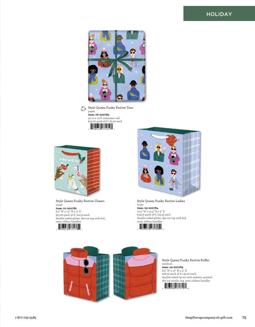 The Gift Wrap Company Fall Gift Wrap Catalog Weekly Ad January 1 - December 31, 2026