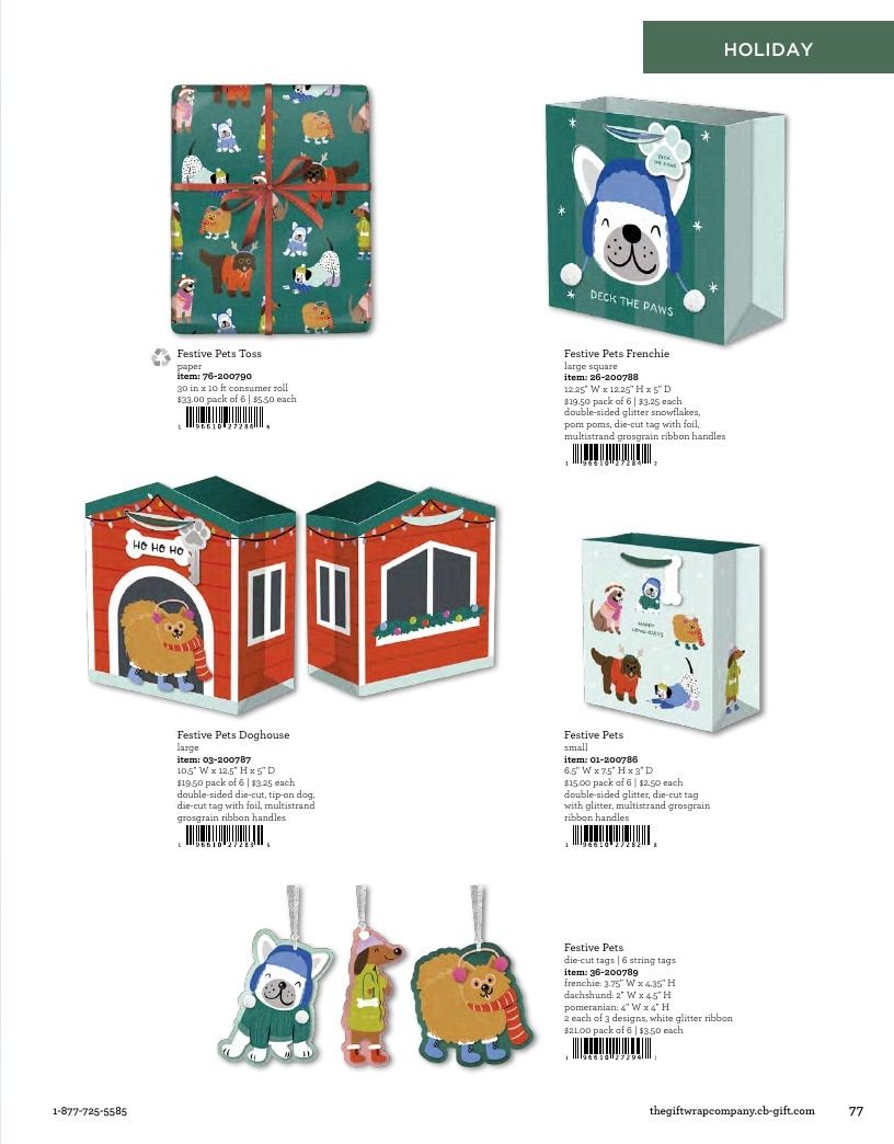 The Gift Wrap Company Fall Gift Wrap Catalog Weekly Ad January 1 - December 31, 2026