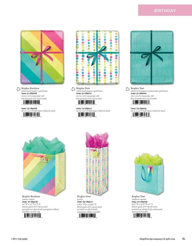 The Gift Wrap Company Fall Gift Wrap Catalog Weekly Ad January 1 - December 31, 2026