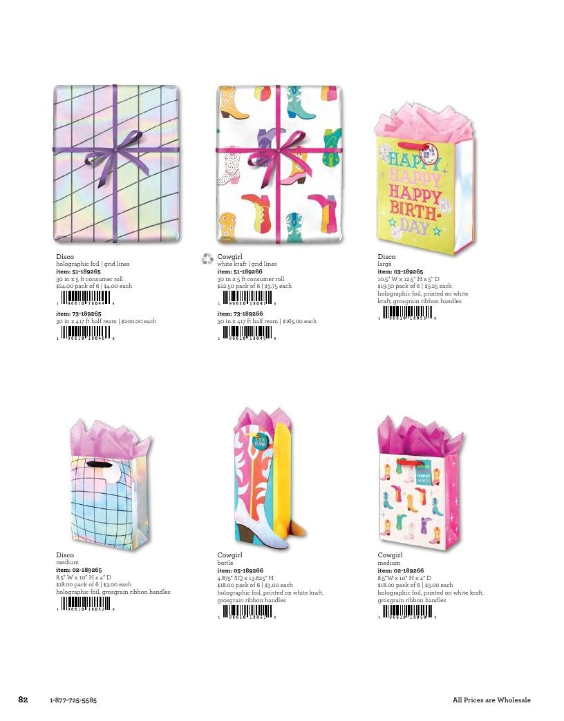 The Gift Wrap Company Fall Gift Wrap Catalog Weekly Ad January 1 - December 31, 2026