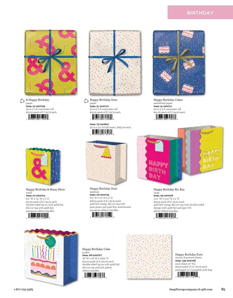 The Gift Wrap Company Fall Gift Wrap Catalog Weekly Ad January 1 - December 31, 2026