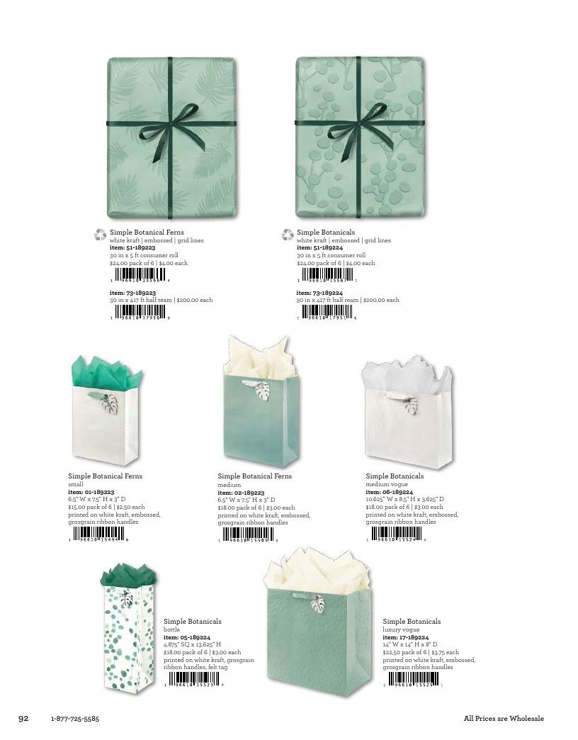The Gift Wrap Company Fall Gift Wrap Catalog Weekly Ad January 1 - December 31, 2026