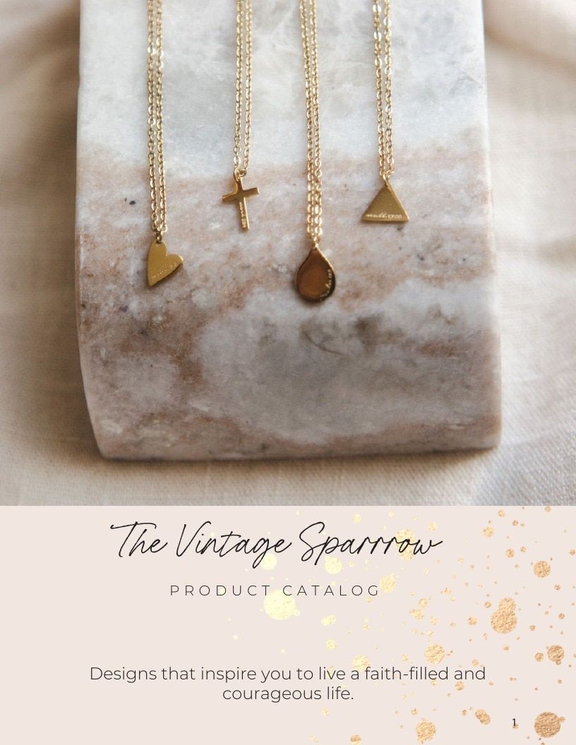 The Vintage Sparrow Faith Jewelry Catalog Weekly Ad January 1 - December 31, 2026