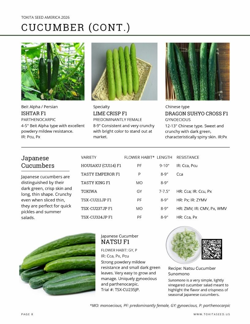 Tokita Seed America Seed Catalog Weekly Ad January 1 - December 31, 2026