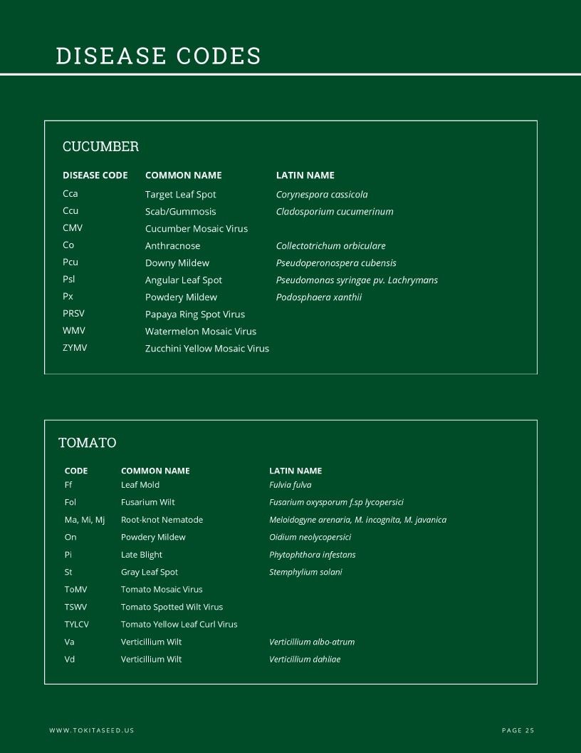 Tokita Seed America Seed Catalog Weekly Ad January 1 - December 31, 2026