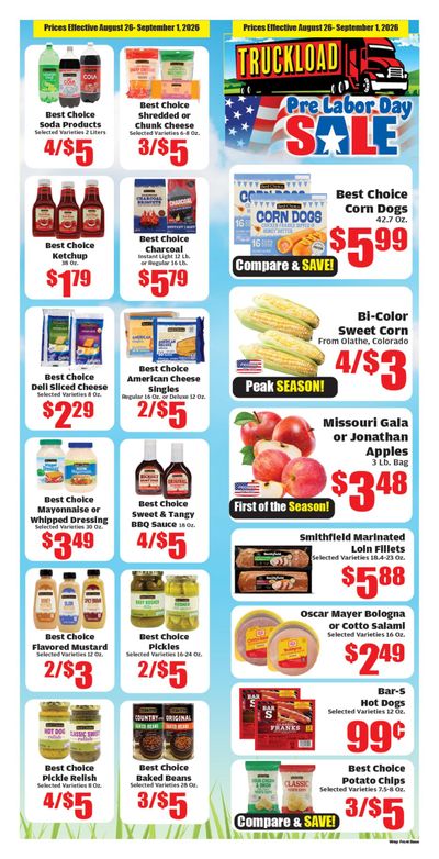 Town & Country Supermarket (Freeburg Area, MO) Weekly Ad August 26 - September 1, 2026