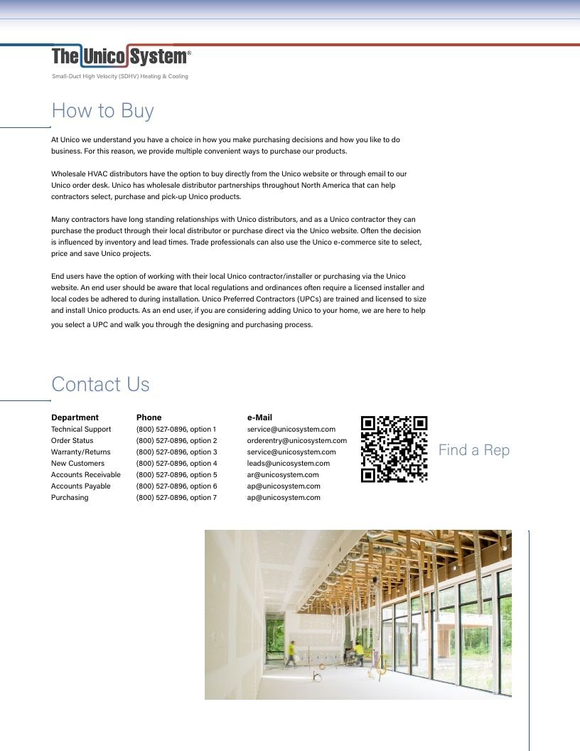 The Unico System Heating and Cooling Products Catalog Weekly Ad January 1 - December 31, 2026