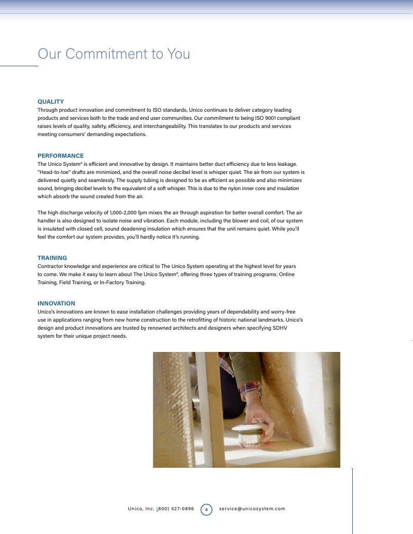 The Unico System Heating and Cooling Products Catalog Weekly Ad January 1 - December 31, 2026