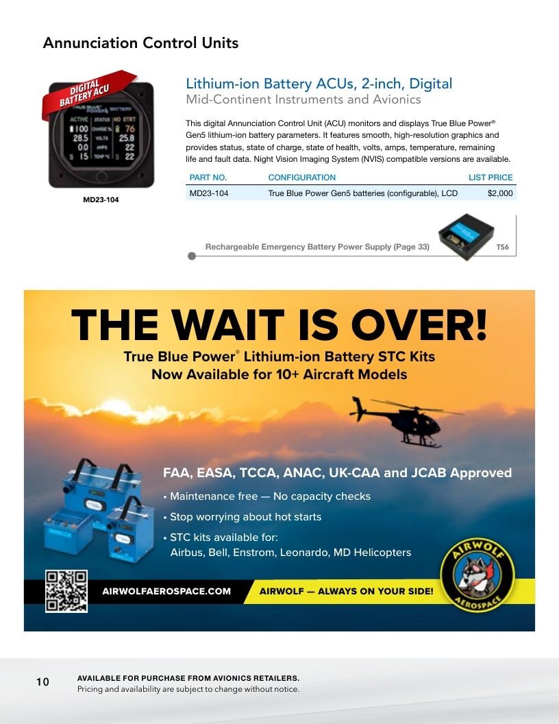 True Blue Power Aviation Power Products Catalog Weekly Ad January 1 - December 31, 2026