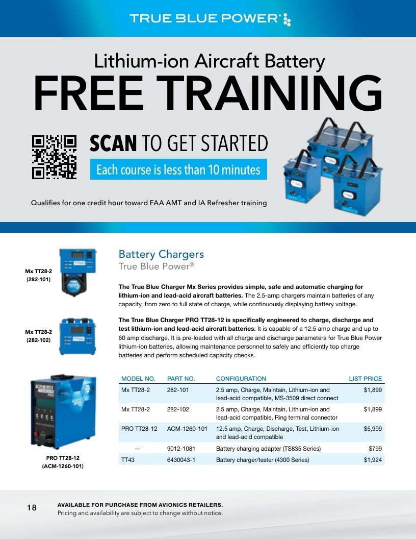 True Blue Power Aviation Power Products Catalog Weekly Ad January 1 - December 31, 2026