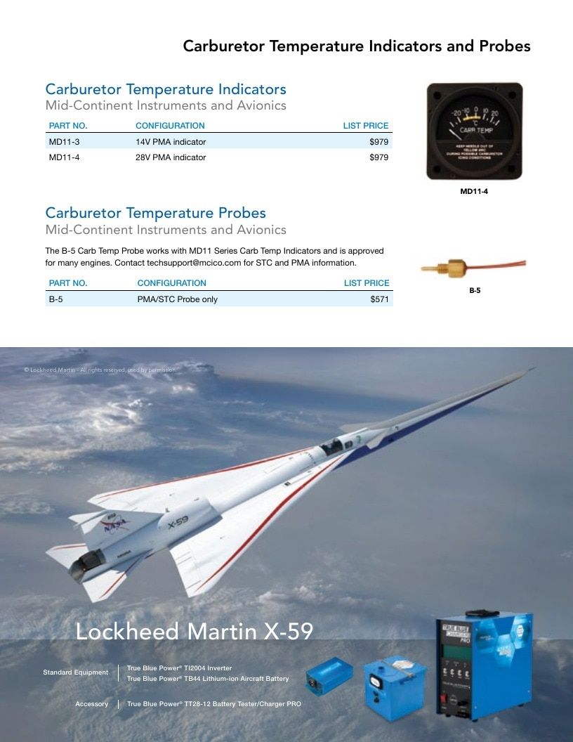 True Blue Power Aviation Power Products Catalog Weekly Ad January 1 - December 31, 2026