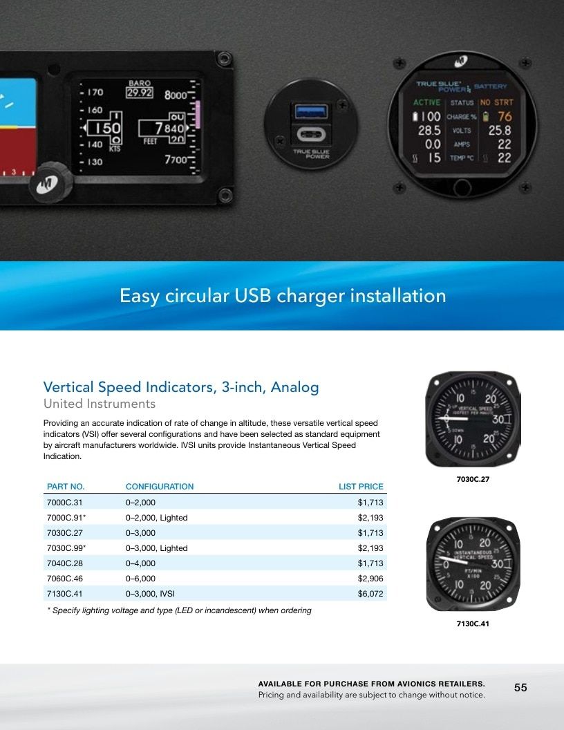 True Blue Power Aviation Power Products Catalog Weekly Ad January 1 - December 31, 2026