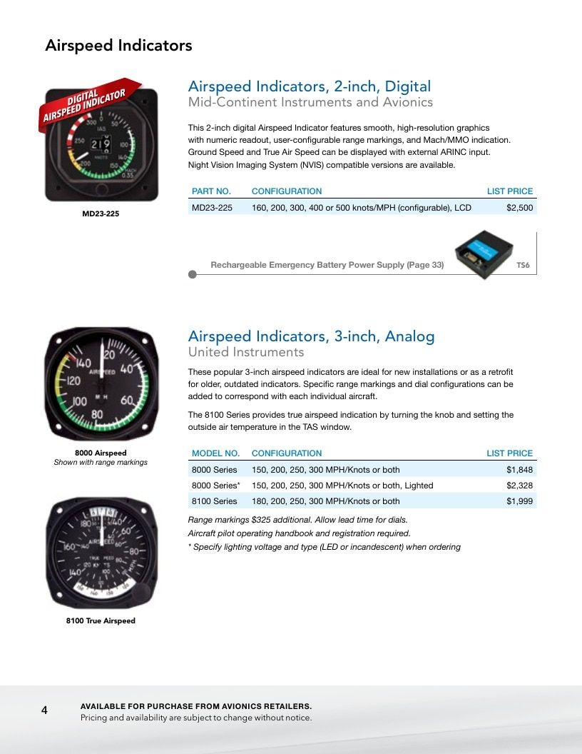 True Blue Power Aviation Power Products Catalog Weekly Ad January 1 - December 31, 2026