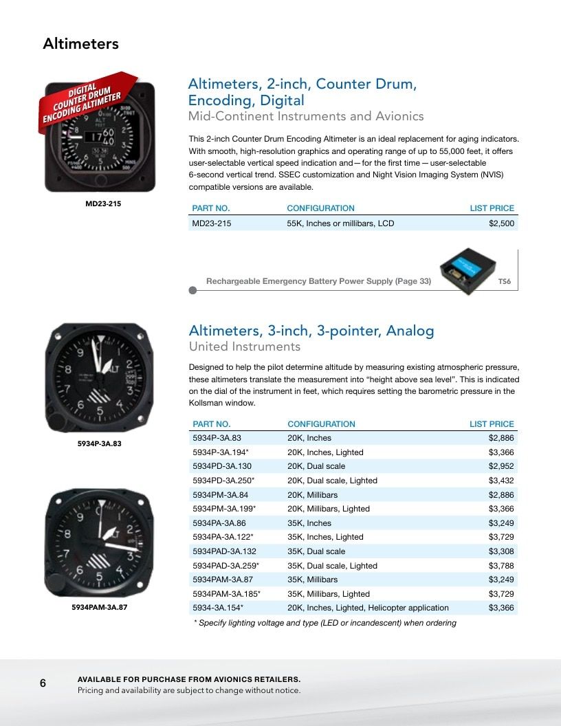True Blue Power Aviation Power Products Catalog Weekly Ad January 1 - December 31, 2026