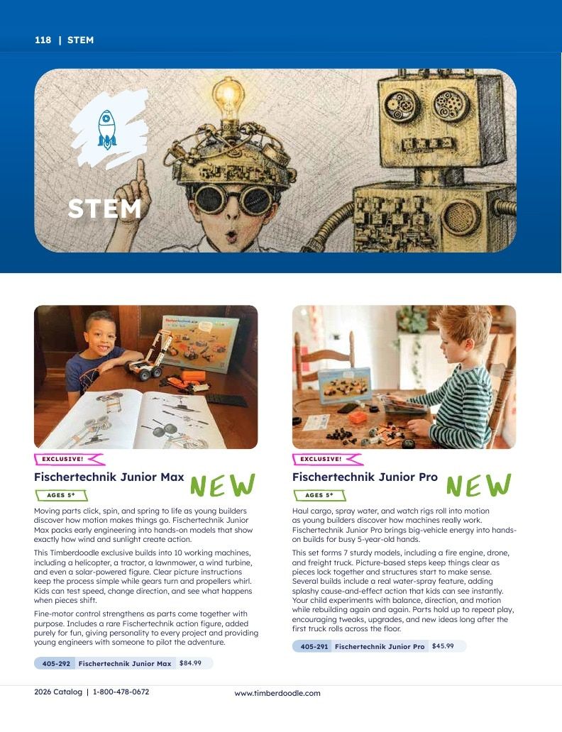 Timberdoodle Homeschool Curriculum Catalog Weekly Ad January 1 - December 31, 2026