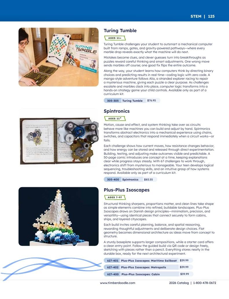 Timberdoodle Homeschool Curriculum Catalog Weekly Ad January 1 - December 31, 2026