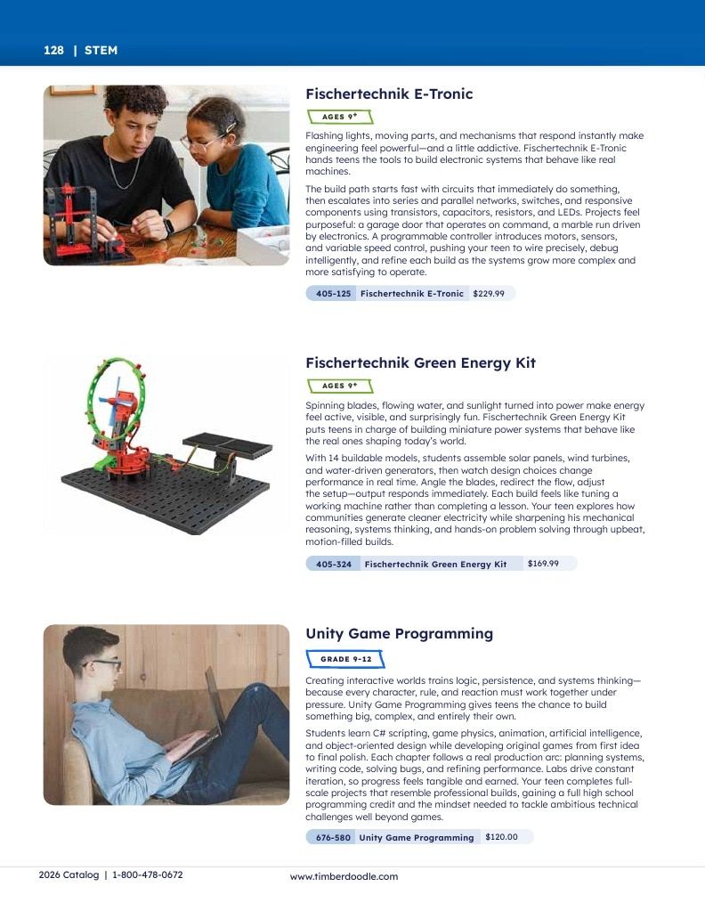 Timberdoodle Homeschool Curriculum Catalog Weekly Ad January 1 - December 31, 2026