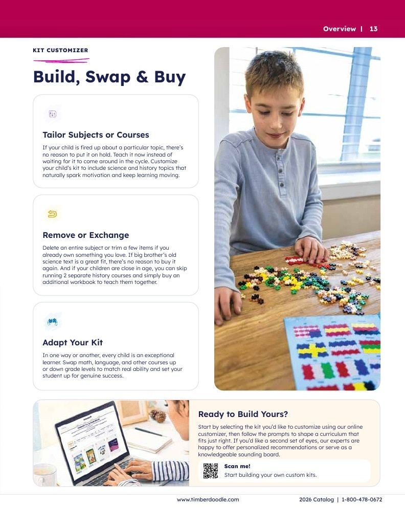 Timberdoodle Homeschool Curriculum Catalog Weekly Ad January 1 - December 31, 2026