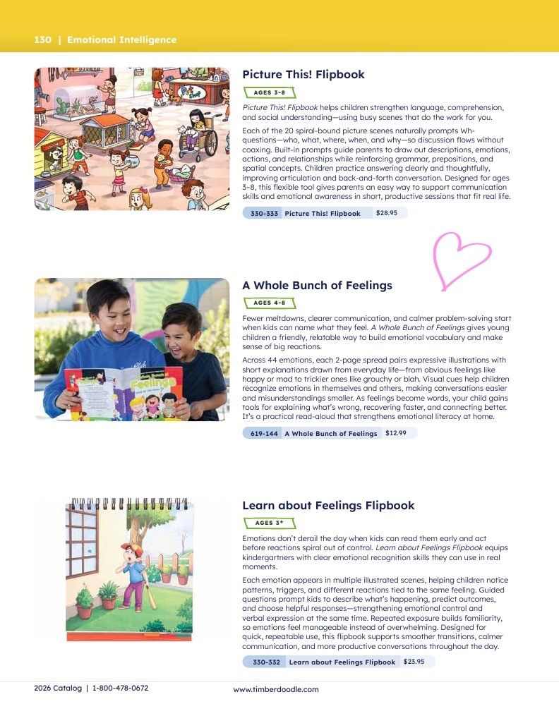 Timberdoodle Homeschool Curriculum Catalog Weekly Ad January 1 - December 31, 2026