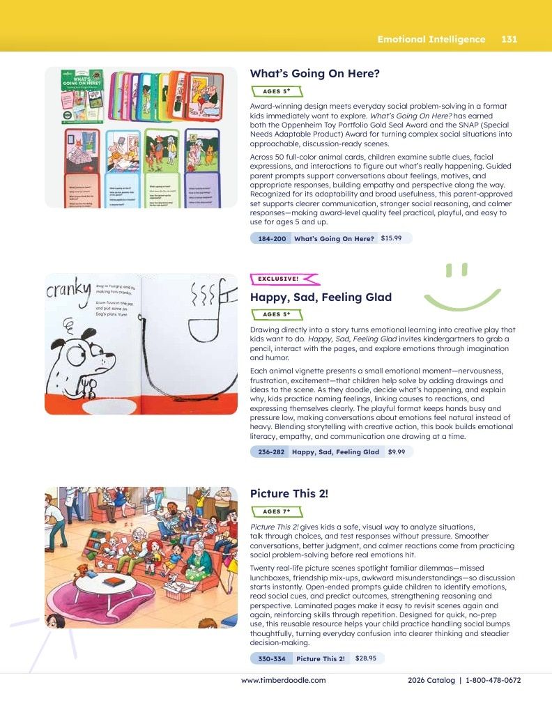 Timberdoodle Homeschool Curriculum Catalog Weekly Ad January 1 - December 31, 2026
