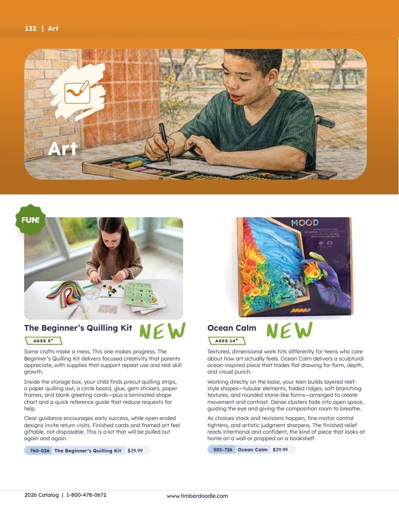 Timberdoodle Homeschool Curriculum Catalog Weekly Ad January 1 - December 31, 2026