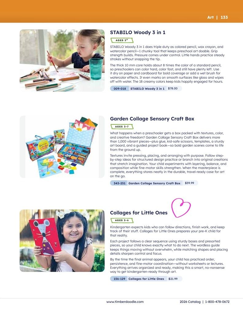 Timberdoodle Homeschool Curriculum Catalog Weekly Ad January 1 - December 31, 2026
