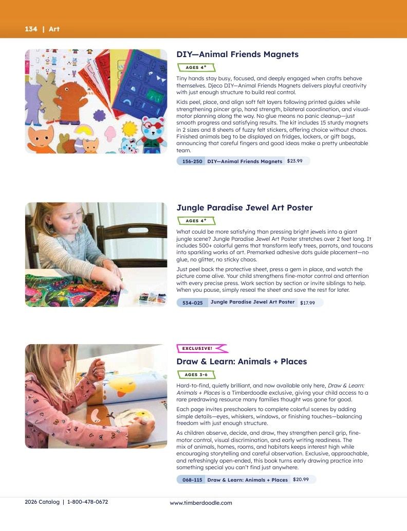 Timberdoodle Homeschool Curriculum Catalog Weekly Ad January 1 - December 31, 2026