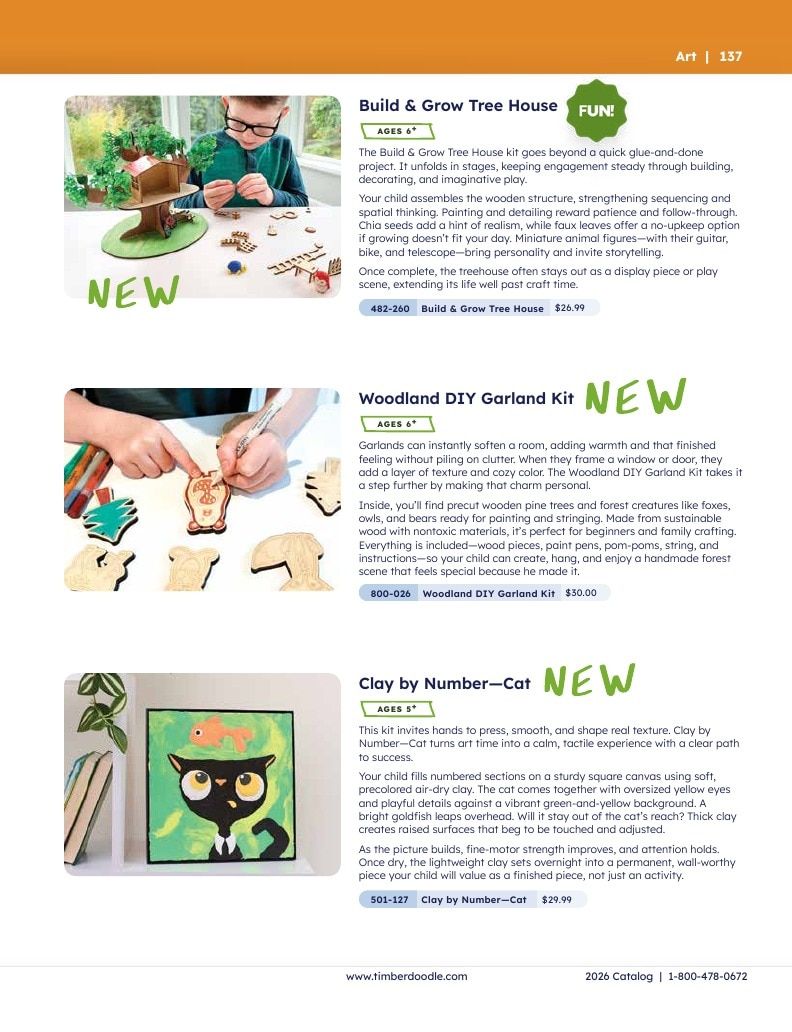 Timberdoodle Homeschool Curriculum Catalog Weekly Ad January 1 - December 31, 2026