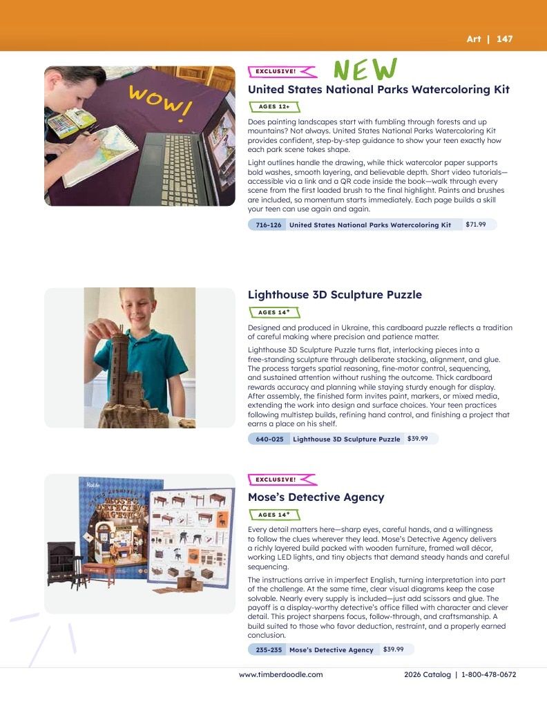 Timberdoodle Homeschool Curriculum Catalog Weekly Ad January 1 - December 31, 2026
