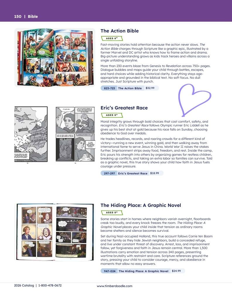 Timberdoodle Homeschool Curriculum Catalog Weekly Ad January 1 - December 31, 2026