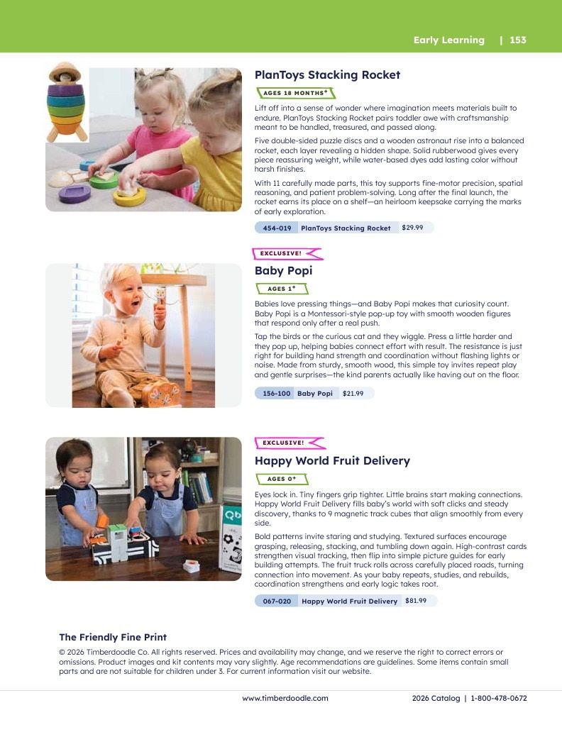Timberdoodle Homeschool Curriculum Catalog Weekly Ad January 1 - December 31, 2026