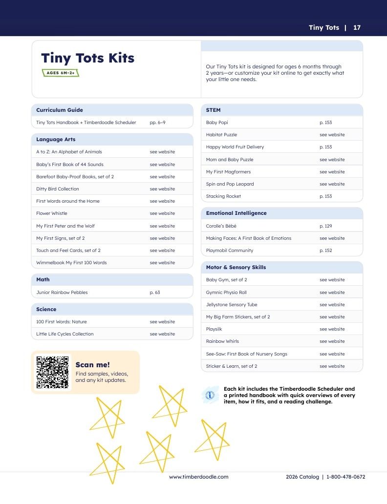 Timberdoodle Homeschool Curriculum Catalog Weekly Ad January 1 - December 31, 2026