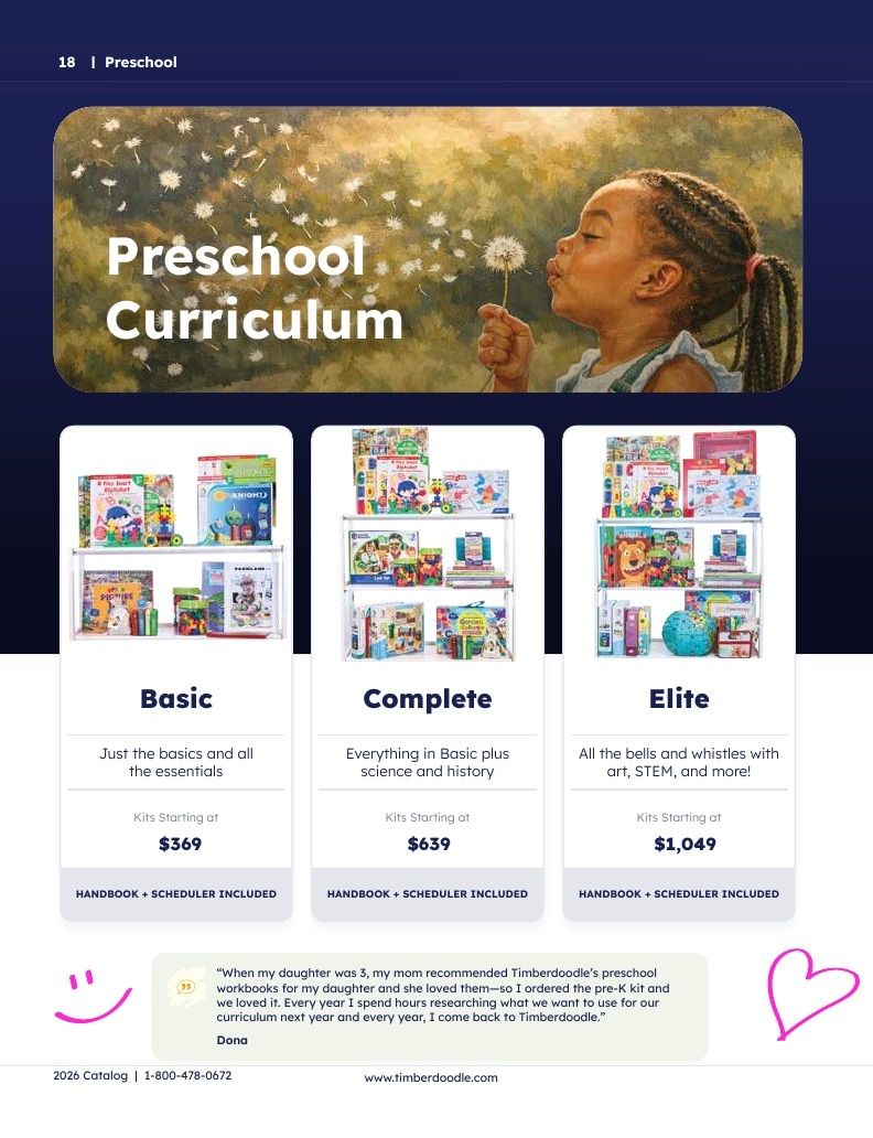 Timberdoodle Homeschool Curriculum Catalog Weekly Ad January 1 - December 31, 2026
