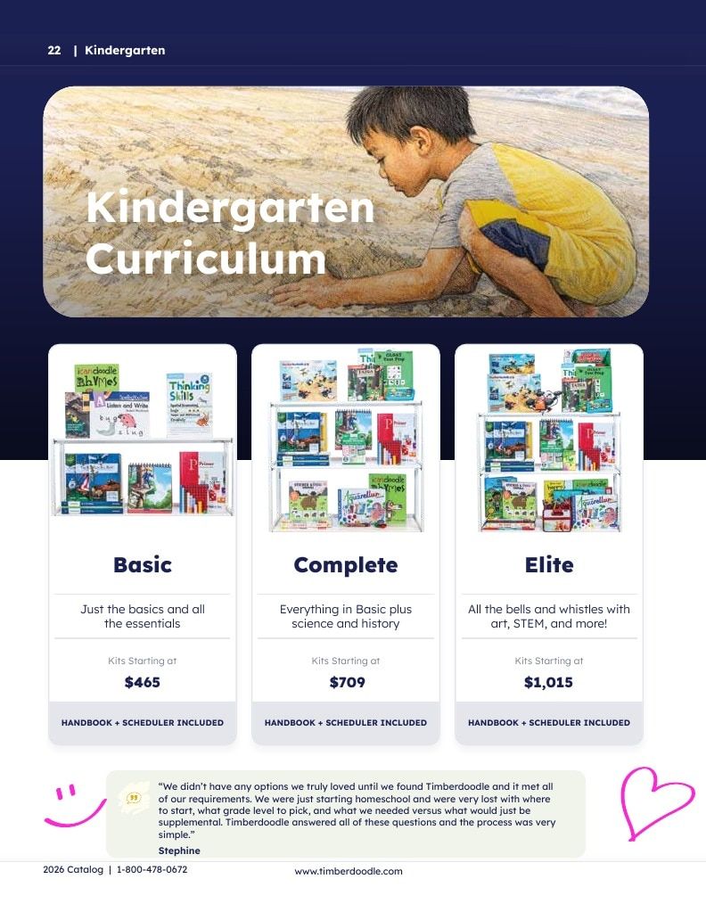 Timberdoodle Homeschool Curriculum Catalog Weekly Ad January 1 - December 31, 2026