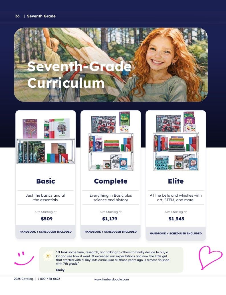 Timberdoodle Homeschool Curriculum Catalog Weekly Ad January 1 - December 31, 2026