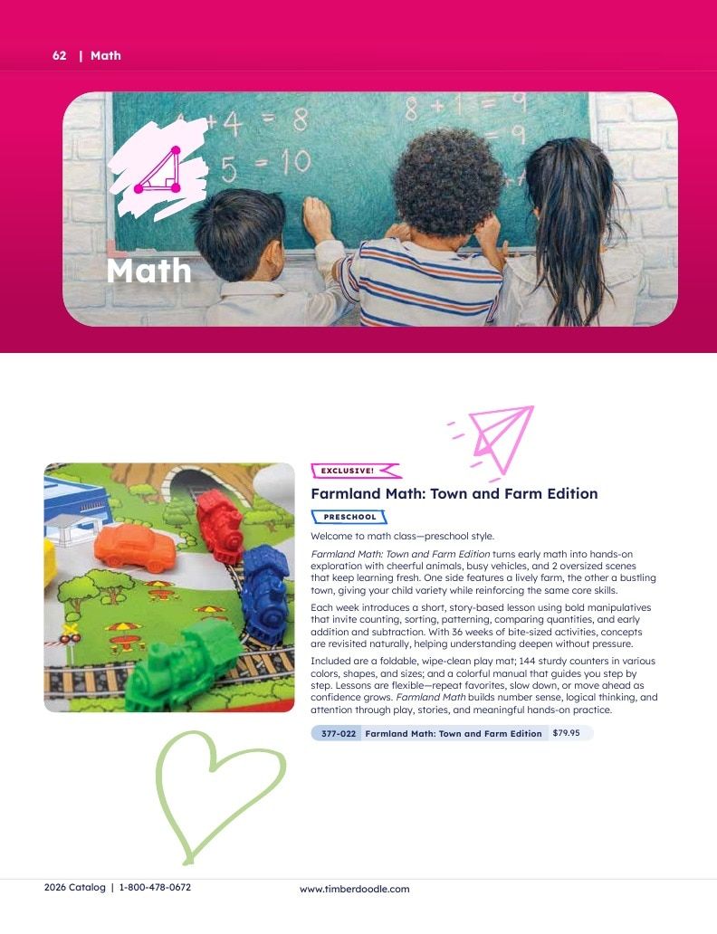 Timberdoodle Homeschool Curriculum Catalog Weekly Ad January 1 - December 31, 2026