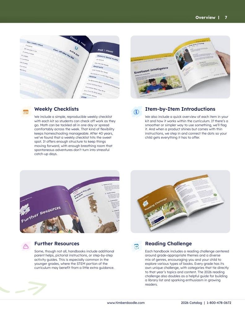 Timberdoodle Homeschool Curriculum Catalog Weekly Ad January 1 - December 31, 2026
