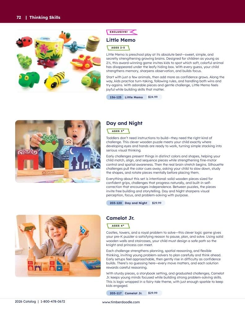 Timberdoodle Homeschool Curriculum Catalog Weekly Ad January 1 - December 31, 2026