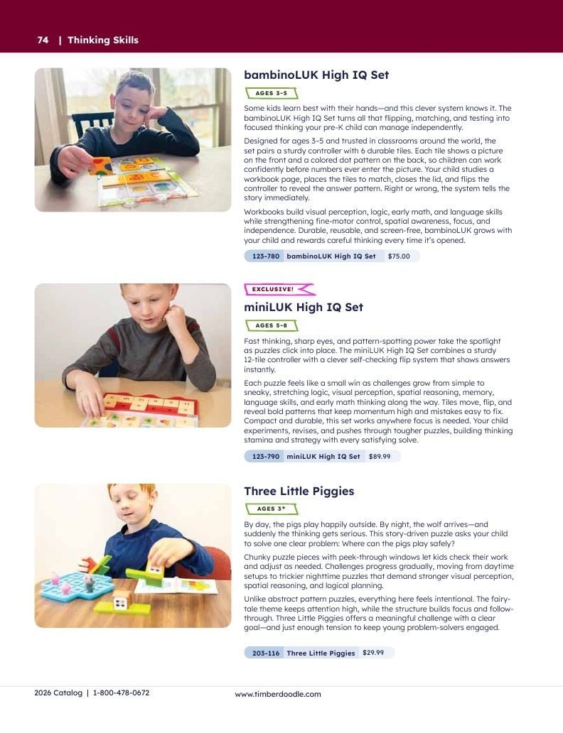 Timberdoodle Homeschool Curriculum Catalog Weekly Ad January 1 - December 31, 2026