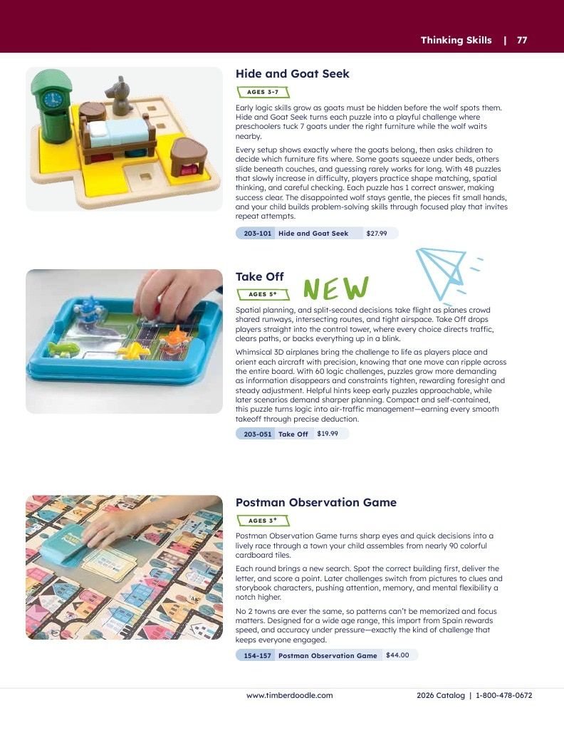 Timberdoodle Homeschool Curriculum Catalog Weekly Ad January 1 - December 31, 2026