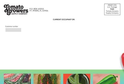 Tomato Growers Supply Company Seed Catalog Weekly Ad January 1 - December 31, 2026