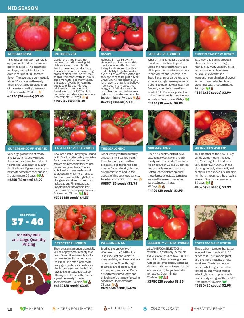Tomato Growers Supply Company Seed Catalog Weekly Ad January 1 - December 31, 2026