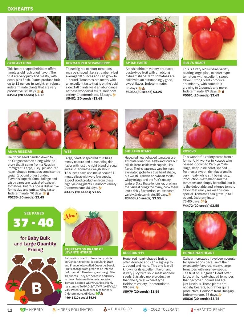 Tomato Growers Supply Company Seed Catalog Weekly Ad January 1 - December 31, 2026