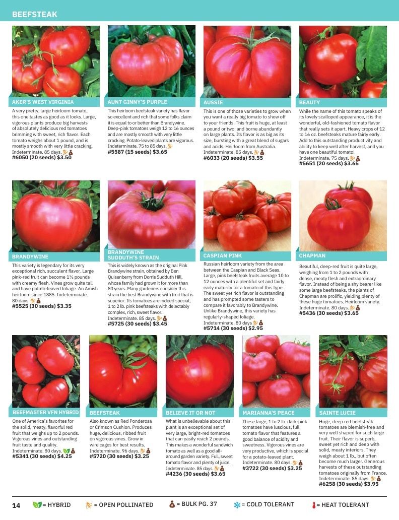 Tomato Growers Supply Company Seed Catalog Weekly Ad January 1 - December 31, 2026