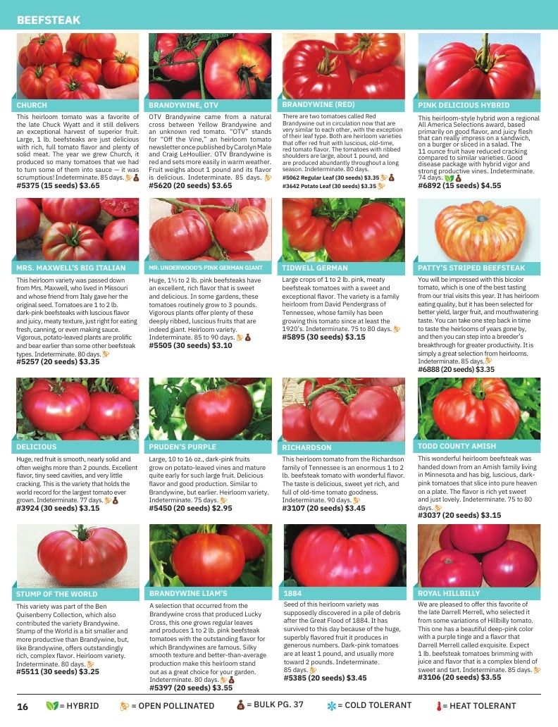 Tomato Growers Supply Company Seed Catalog Weekly Ad January 1 - December 31, 2026