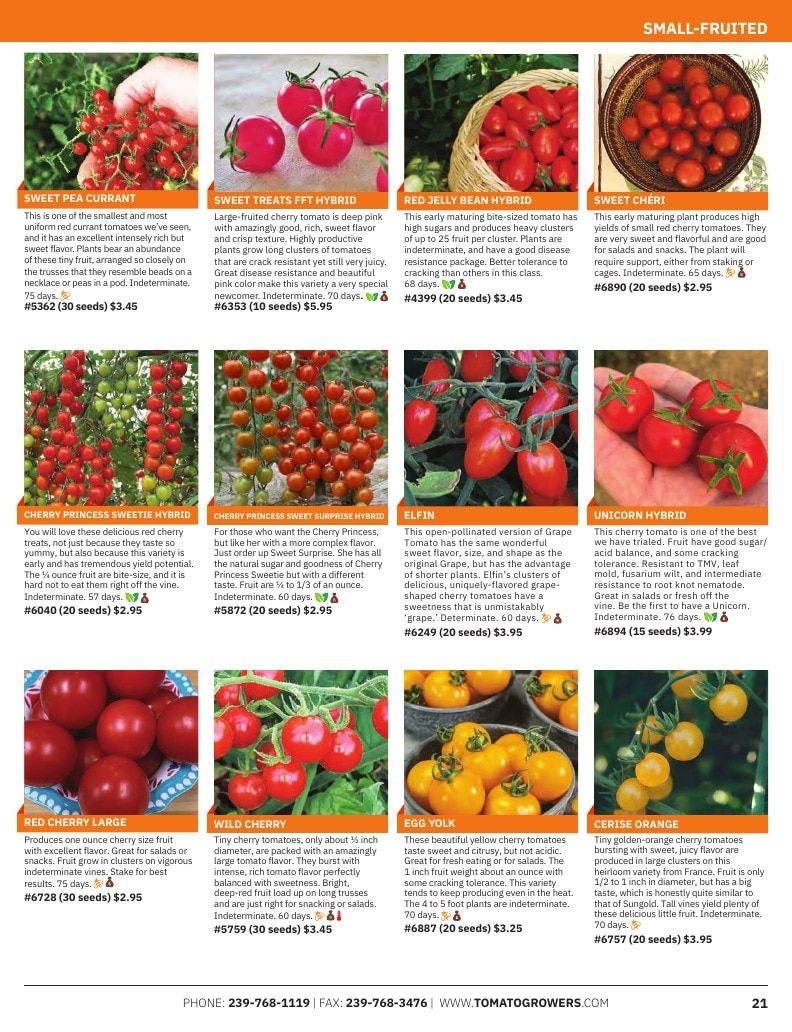 Tomato Growers Supply Company Seed Catalog Weekly Ad January 1 - December 31, 2026