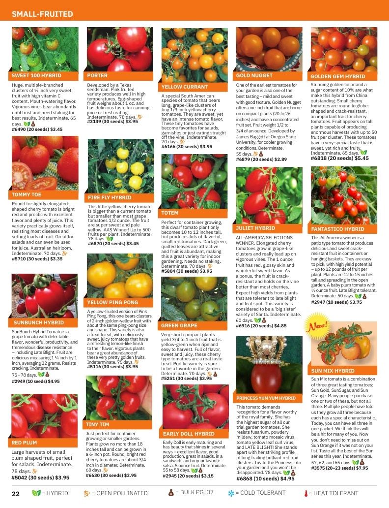 Tomato Growers Supply Company Seed Catalog Weekly Ad January 1 - December 31, 2026