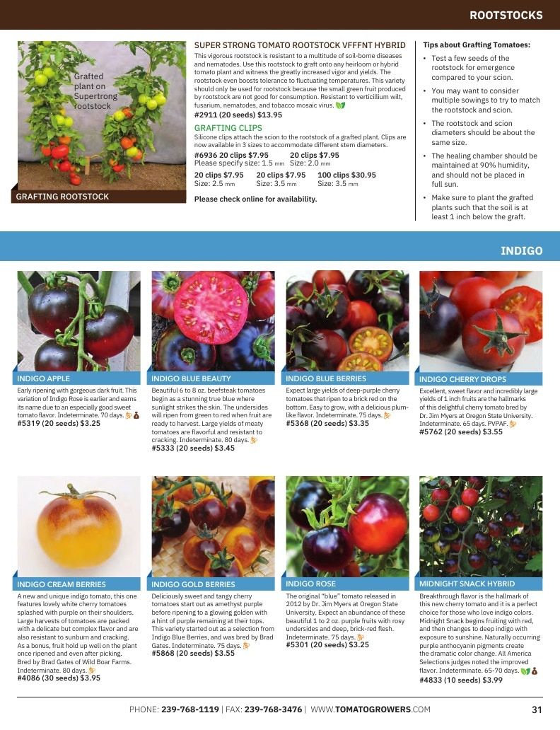 Tomato Growers Supply Company Seed Catalog Weekly Ad January 1 - December 31, 2026